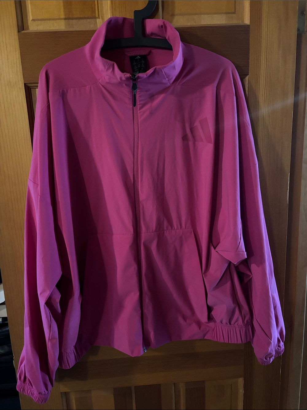 adidas Fuchsia Full-Zip Women's Bomber Jacket
